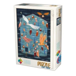 Dtoys - Owl Tales - 1000 Piece Jigsaw Puzzle Clearance