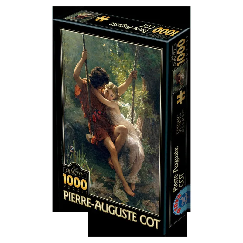 Dtoys - Pierre-Auguste Cot: Spring, 1873 - 1000 Piece Jigsaw Puzzle Outlet