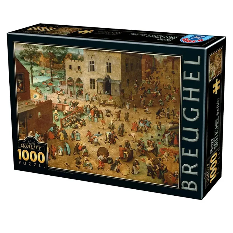 Dtoys - Pieter Brueghel - Children's Games - 1000 Piece Jigsaw Puzzle Sale
