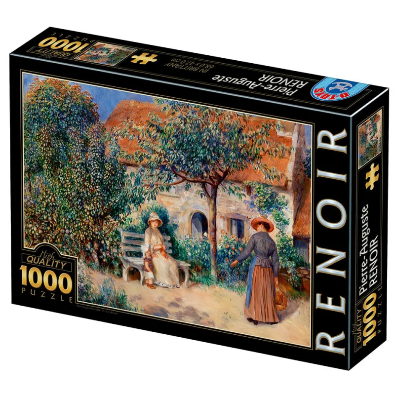 Dtoys - Renoir Auguste - In Brittany - 1000 Piece Jigsaw Puzzle Discount