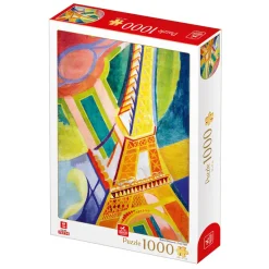 Dtoys - Robert Delaunay - Eiffel Tower - 1000 Piece Jigsaw Puzzle New