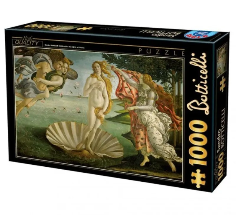 Dtoys - Sandro Botticelli - The Birth of Venus - 1000 Piece Jigsaw Puzzle Online
