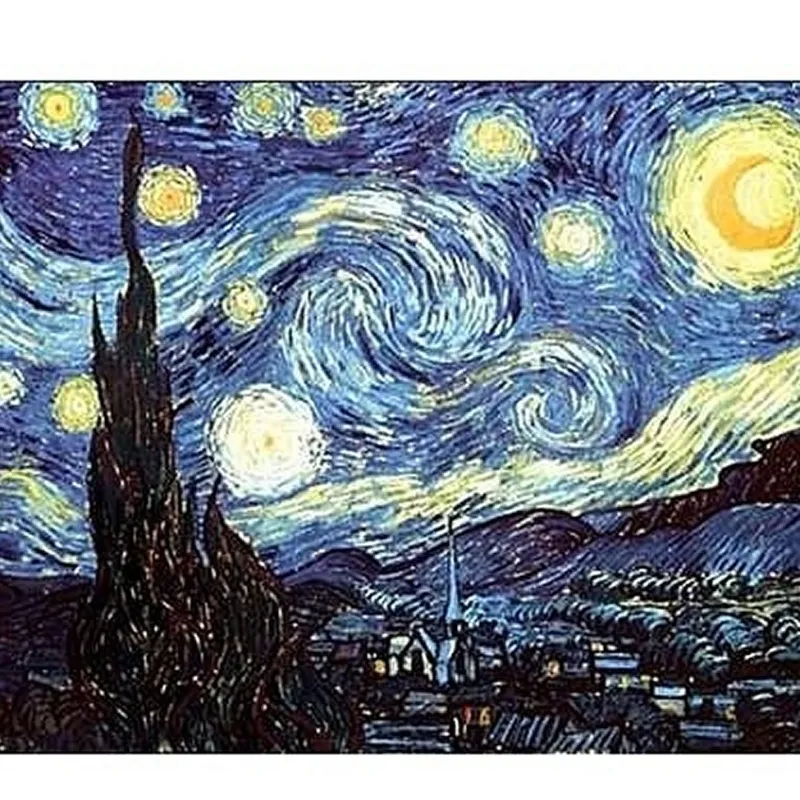 Dtoys - Van Gogh : Starry Night - 1000 Piece Jigsaw Puzzle New