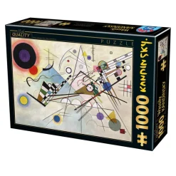 Dtoys - Vassily Kandinsky - Composition 8 - 1000 Piece Jigsaw Puzzle Fashion