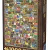 Dtoys - Vintage Collage - Banknotes - 1000 Piece Jigsaw Puzzle Discount