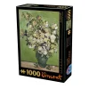 Dtoys -Vincent Van Gogh - Pink Roses in a Vase - 1000 Piece Jigsaw Puzzle Discount