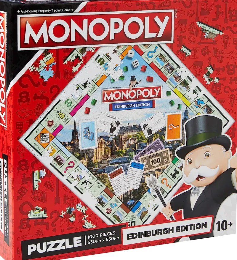 Winning Moves Edinburgh Monopoly - 1000 Piece Jigsaw Puzzle Outlet