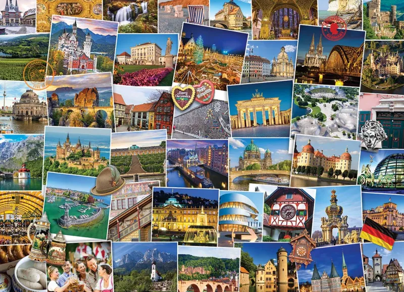 Eurographics Eurographic Globetrotter Germany 1000 piece jigsaw puzzle Outlet