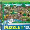 Eurographics - A Day in the Zoo - 100 pieces Online