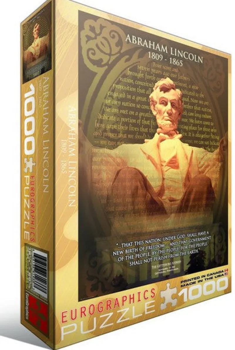 Eurographics 6000-1433 Abraham Lincoln - 1000 Piece Jigsaw Puzzle Fashion