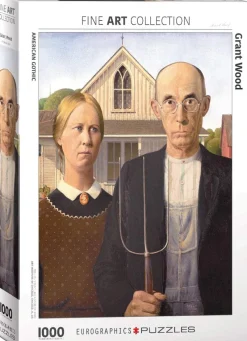 Eurographics - American Gothic by Grant - 1000 Piece Jigsaw Puzzle Online