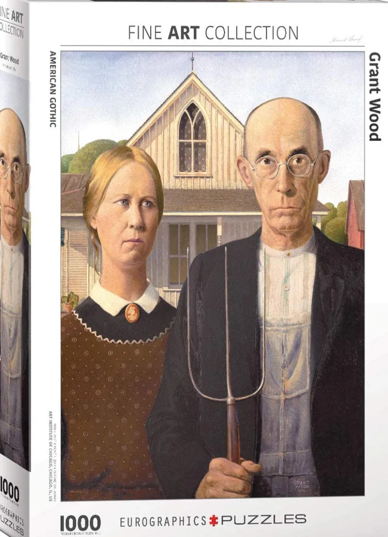 Eurographics - American Gothic by Grant - 1000 Piece Jigsaw Puzzle Online