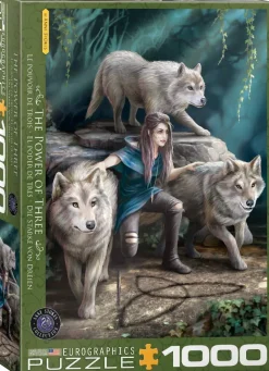 Eurographics - Anne Stokes - The Power of Three - 1000 piece jigsaw puzzle Online