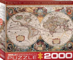 Eurographics - Antique World Map - 2000 Piece Jigsaw Puzzle Discount