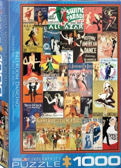 Eurographics - Ballroom Dancing - 1000 piece jigsaw puzzle Online