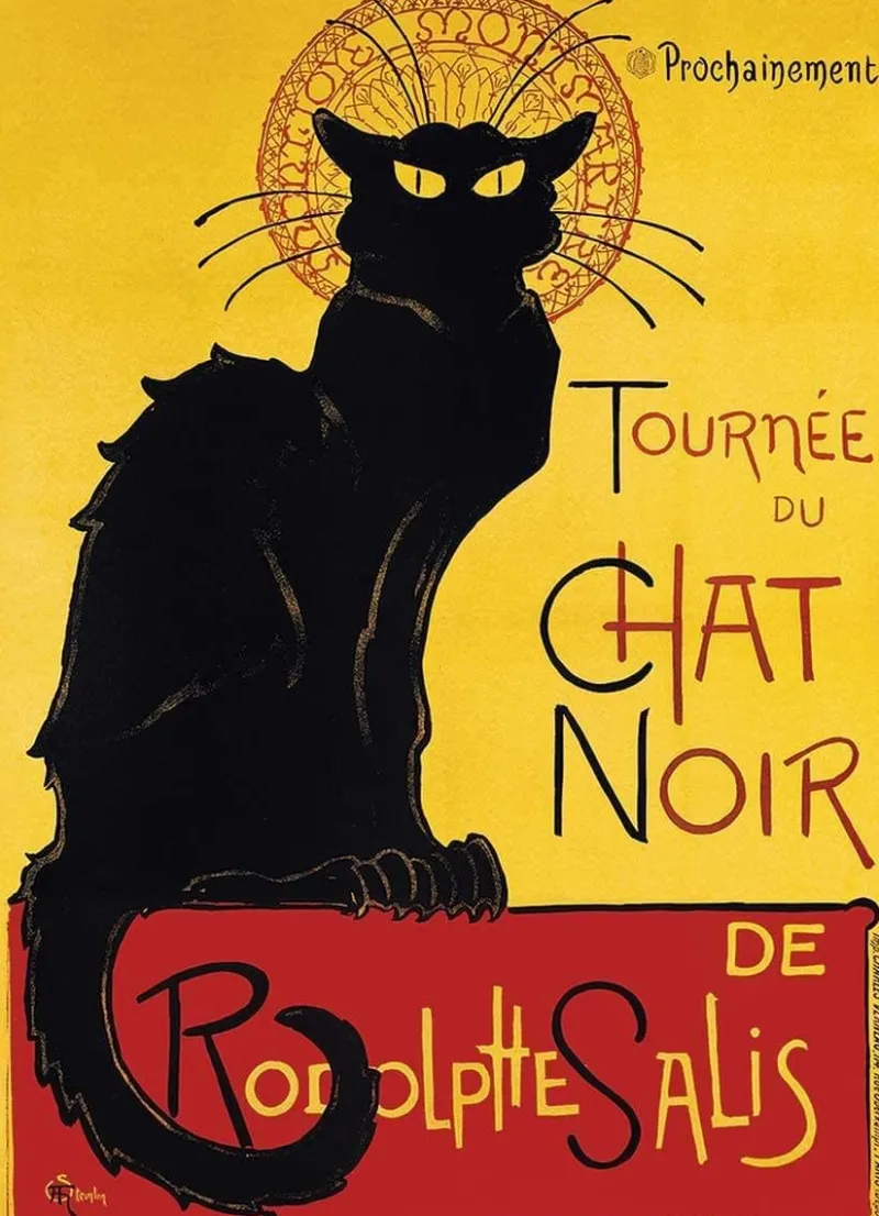 Eurographics - Black Cat by T.A.Steinlen - 1000 Piece Jigsaw Puzzle Best