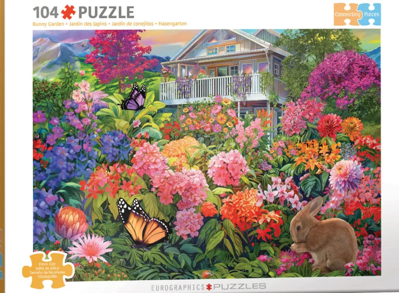 Eurographics - Bunny Garden - 104 pieces Discount
