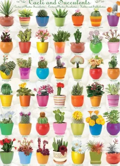 Eurographics - Cacti & Succulents PUZ - 1000 Piece Jigsaw Puzzle Hot