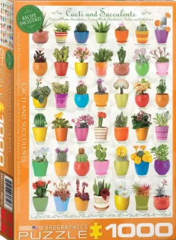 Eurographics - Cacti & Succulents PUZ - 1000 Piece Jigsaw Puzzle Hot
