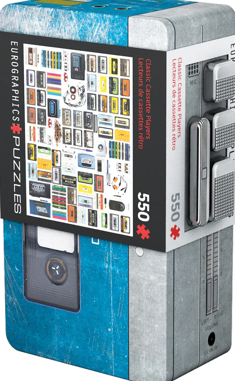 Eurographics - Cassette Player Shaped Tin - 550 (Tin) pieces Outlet