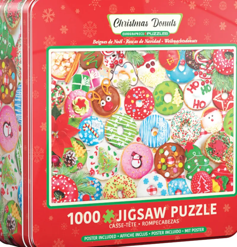 Eurographics - Christmas Donuts Tin (Special Offer) - 1000 (Tin) pieces Sale