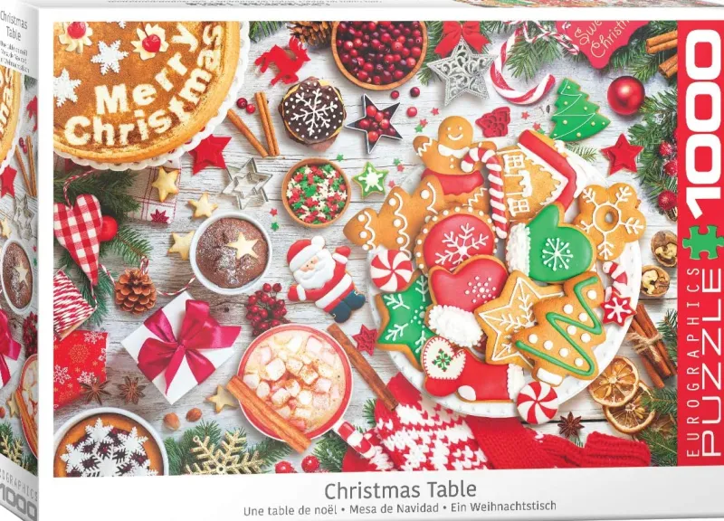 Eurographics - Christmas Table - 1000 Piece Jigsaw Puzzle Discount