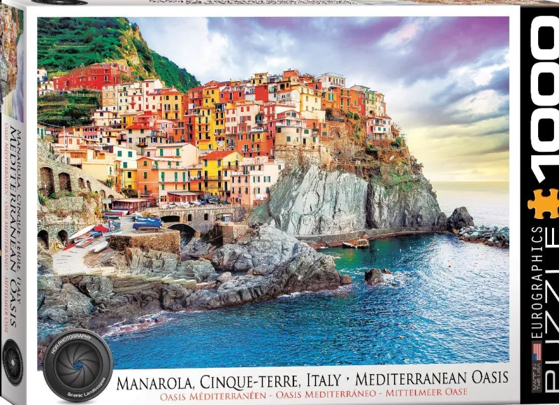 Eurographics - Cinque-Terre Manarola Italy - 1000 Piece Jigsaw Puzzle Online