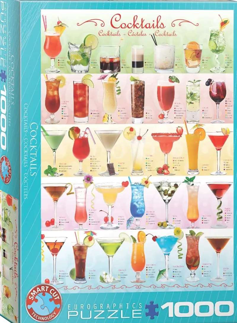 Eurographics - Cocktails - 1000 Piece Jigsaw Puzzle Fashion