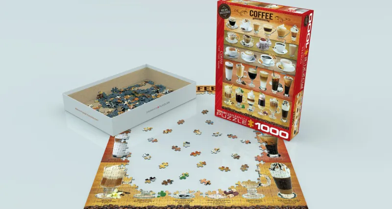 Eurographics - Coffee - 1000 piece jigsaw puzzle Fashion