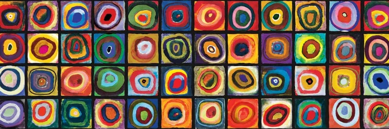 Eurographics - Color Study of Squares (Expanded from original) - 1000 Piece Jigsaw Puzzle Sale