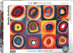Eurographics - Colour Study of Squares - 1000 Piece Jigsaw Puzzle Discount