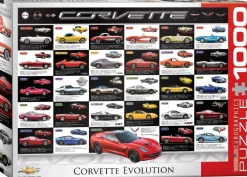 Eurographics - Corvette Evolution - 1000 Piece Jigsaw Puzzle Clearance