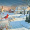 Eurographics - Country Cardinals by Sam Timm - 1000 Piece Jigsaw Puzzle Discount