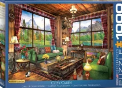Eurographics - Cozy Cabin by Dominic Davison - 1000 Piece Jigsaw Puzzle Fashion