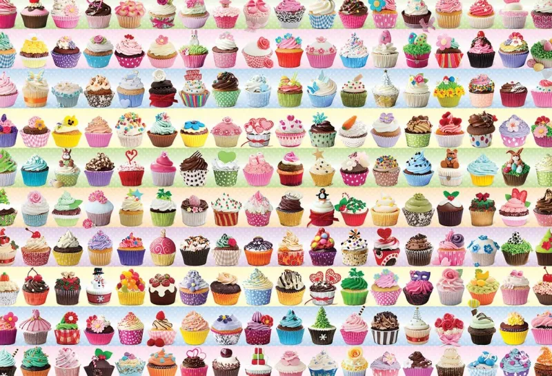 Eurographics - Cupcakes Galore - 2000 Piece Jigsaw Puzzle Online