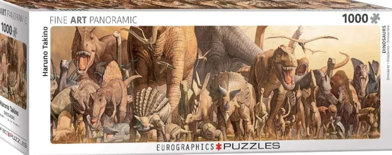 Eurographics - Dinosaurs by Haruo Takino - 1000 Piece Jigsaw Puzzle Discount