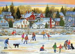 Eurographics - Evening Skating - 1000 Piece Jigsaw Puzzle Discount