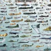 Eurographics - Evolution of Military Aircraft - 2000 Piece Jigsaw Puzzle Best