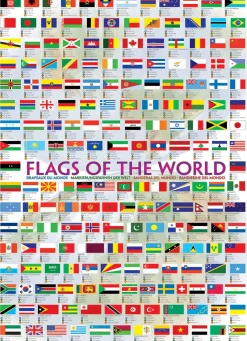 Eurographics - Flags of the World - 1000 Piece Jigsaw Puzzle Online