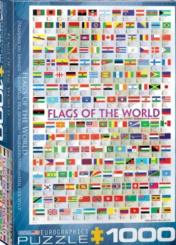 Eurographics - Flags of the World - 1000 Piece Jigsaw Puzzle Online