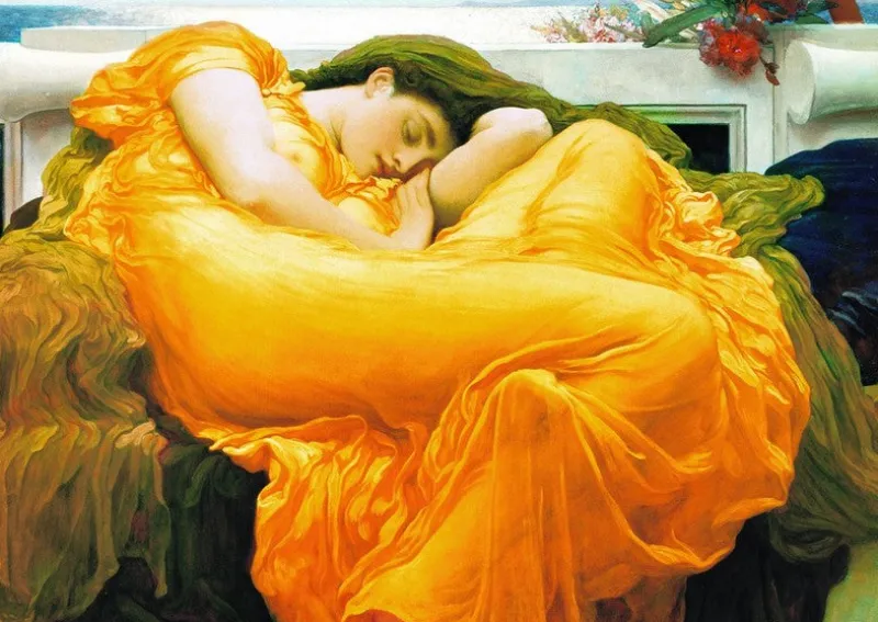 Eurographics - Flaming June by Frederic Lord Leighton - 1000 Piece Jigsaw Puzzle Clearance