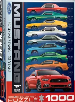 Eurographics - Ford Mustang 50 Years - 1000 Piece Jigsaw Puzzle New