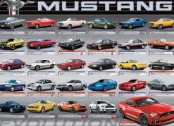 Eurographics - Ford Mustang Evolution - 1000 Piece Jigsaw Puzzle Fashion