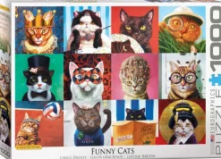 Eurographics - Funny Cats - 1000 Piece Jigsaw Puzzle Sale