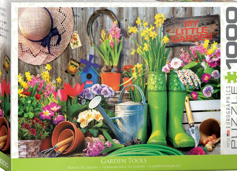 Eurographics - Garden Tools - 1000 Piece Jigsaw Puzzle Discount