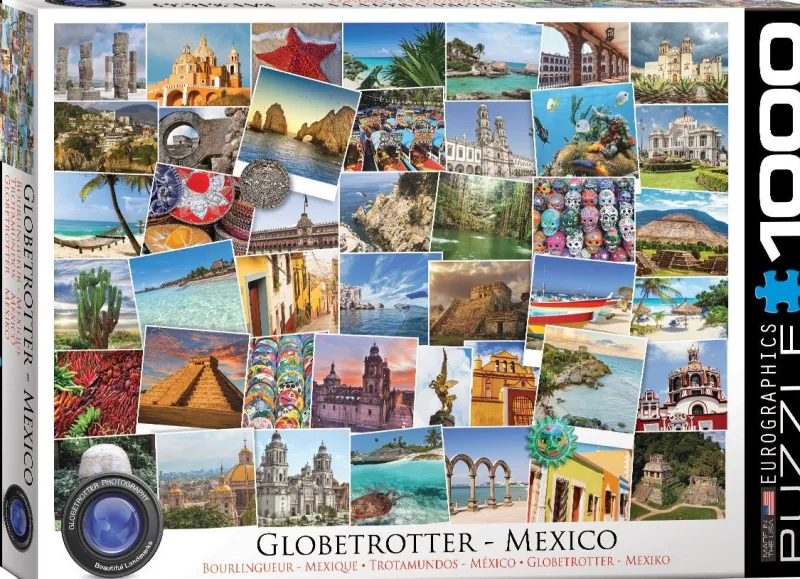 Eurographics - Globetrotter Mexico - 1000 piece jigsaw puzzle Online