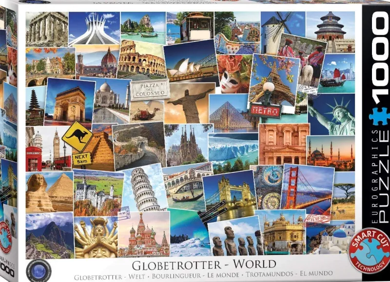 Eurographics - Globetrotter World - 1000 Piece Jigsaw Puzzle Outlet