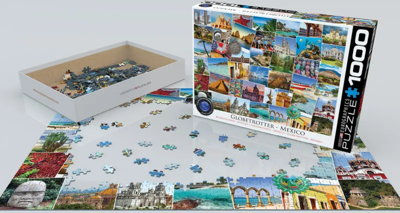 Eurographics - Globetrotter Mexico - 1000 piece jigsaw puzzle Online
