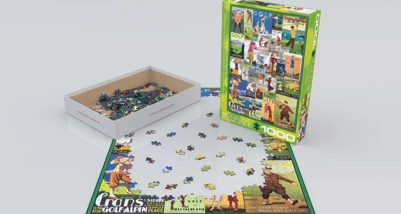 Eurographics - Golf Around the World - 1000 Piece Jigsaw Puzzle Hot