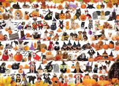 Eurographics - Halloween Puppies and Kittens - 1000 Piece Jigsaw Puzzle Sale